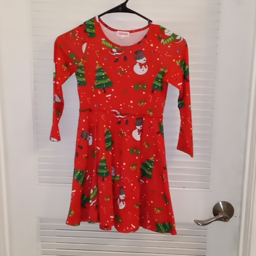 Girls Christmas dress.